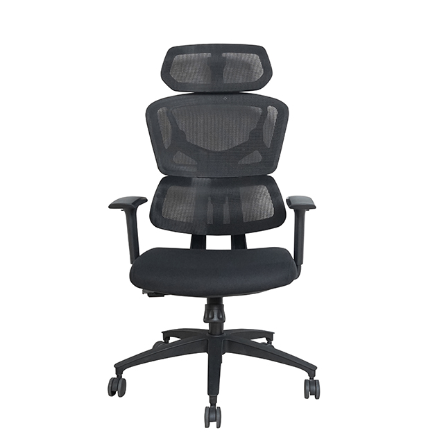 KB-8958AS New Design fitting waist office mesh chair with headrest