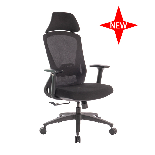 New Design 3D Armrest Ergonomic Adjustable Office Mesh Chair 